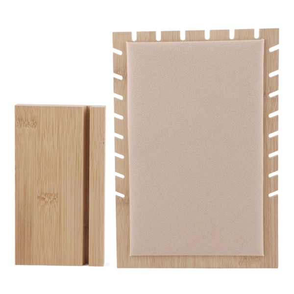 Tre Halskjede Armbånd Henger Smykker Organizer Display Holder Stativ Stativ (Beige)