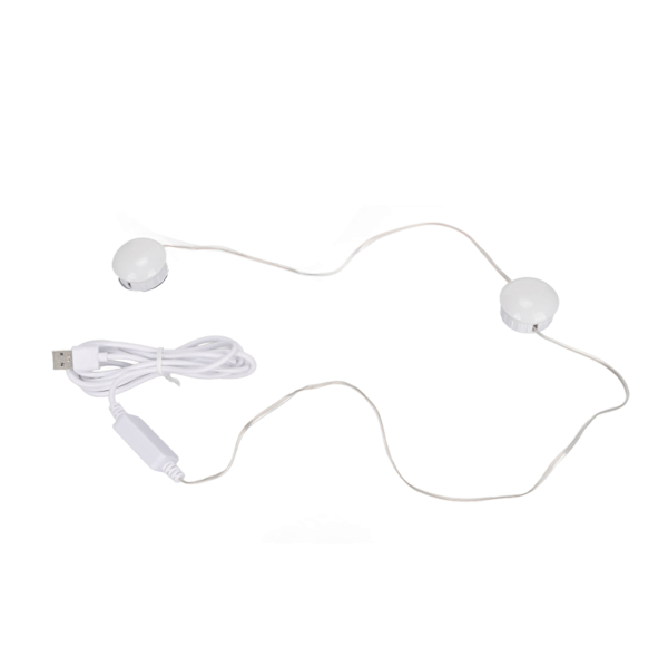 LED-spegellys Omkledningsspeil Sminke Speillampe USB-drevet baderomlampe for hushold