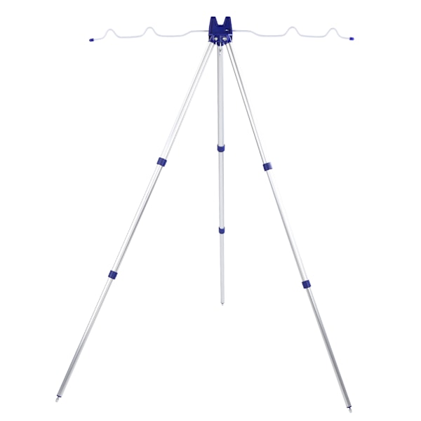 Justerbart Teleskopiskt Fiske Spöställ Aluminiumlegering Tripod Hållare Stöd 5 Stång 1.2m