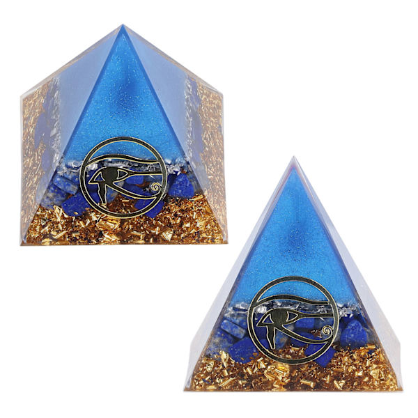 Orgonpyramide Energibeskyttelse Fredfullt sinn Holdbar Unik design Krystallpyramide for kontor