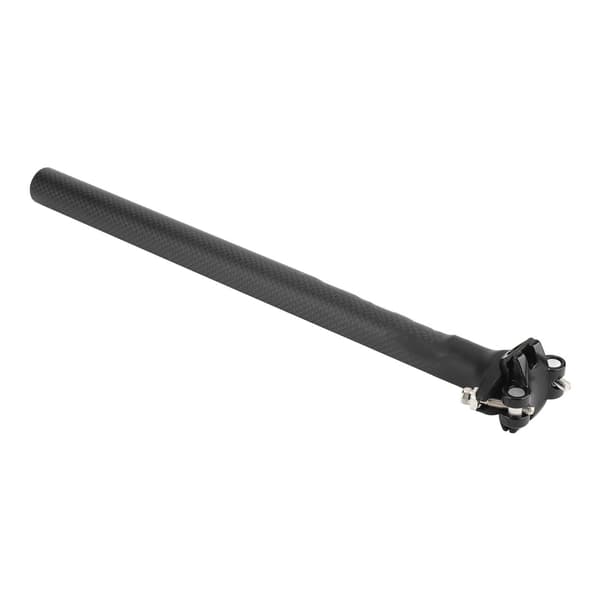 Sadelstolpe för cykel, kolfiber, 27,2 mm diameter, 400 mm längd, för utbyte