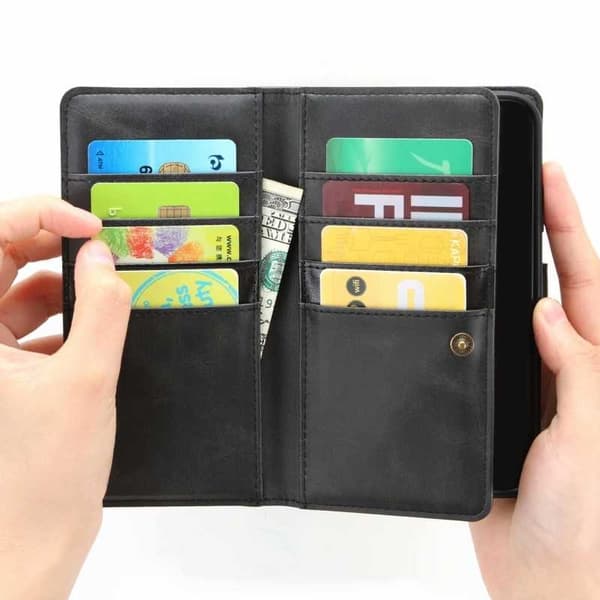 Kompatibel med iPhone 12 Mini Pung Etui 10 Rum Array V3 Rosenguld 150