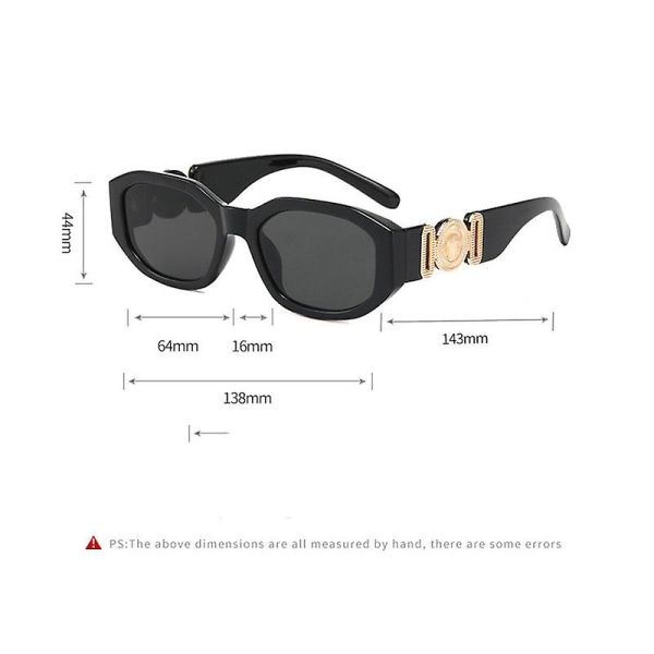 Solbriller Dame Retro Små Solbriller For Damer Mote Trendy Design Solbriller Vintage Small Frame Uv400 Protection Eyewear Black