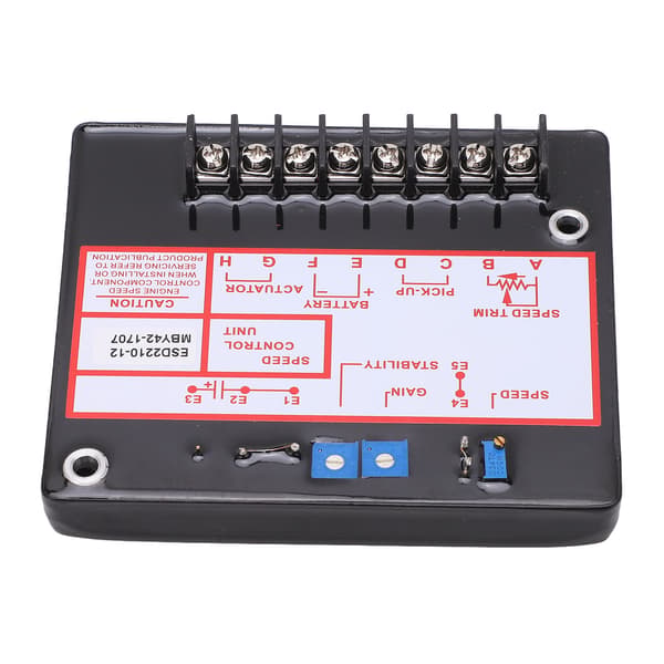 ESD2210 12 Generator Motorregulator Kontrollpanel Elektronisk generatorhastighetsregulator DC12‑24V