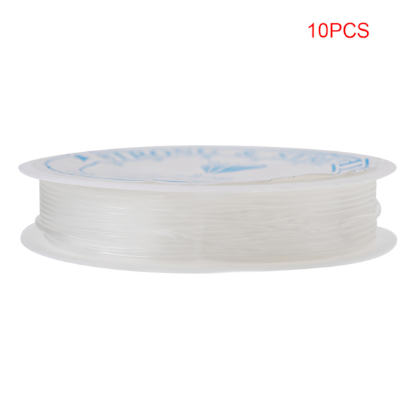 Crystal Elastic Line Transparent Beading String Thread for Jewelry Making (0.8mm * 8m)