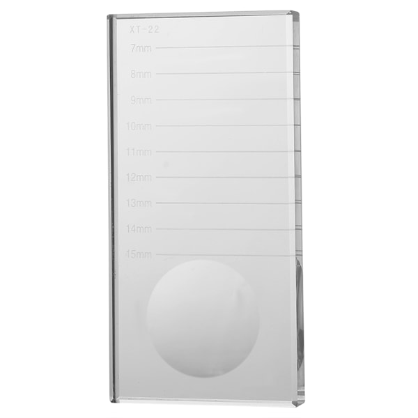 Rektangulær Glas Vippelim Adhesive Separator Holder Vippeforlængelse Palle