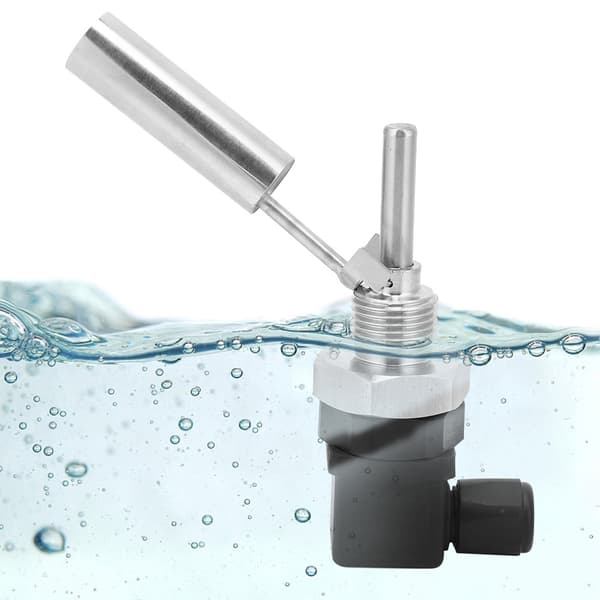 Andenæb Flydekontakt 304 Rustfrit Stål Vand Væske Niveausensor Controller G1/2\" DC0-220V
