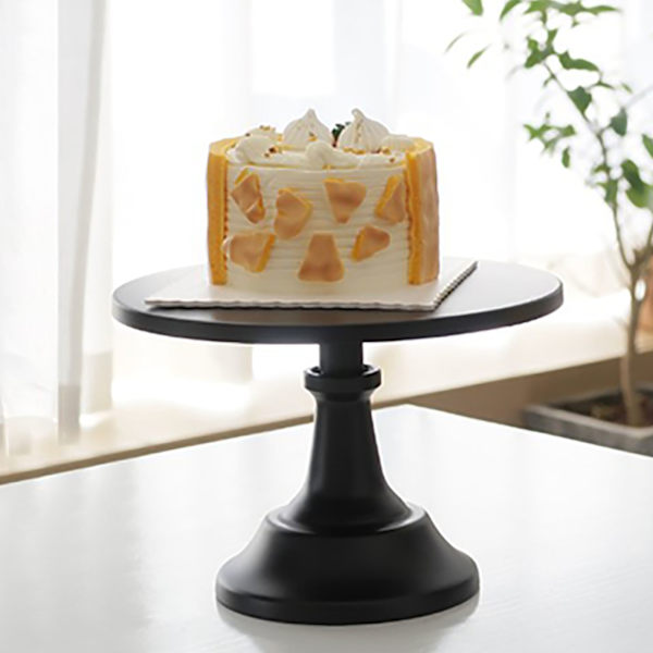 Runt tårtställ Rostskyddande metall Högt tårtställ Cupcake-ställ för jubileumsfester M