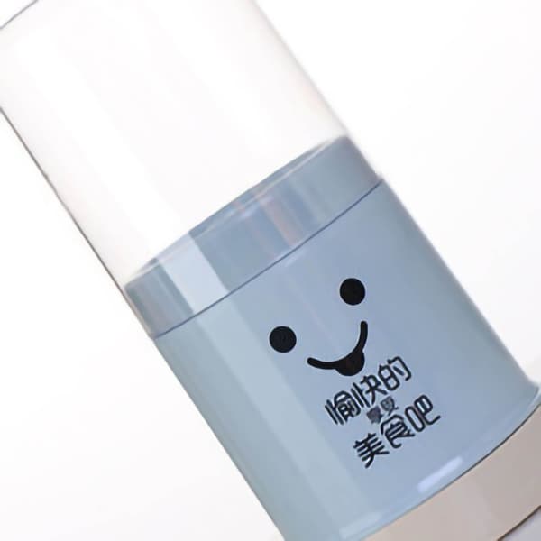 Cute Chopstick Holder Storage with Dustproof Lid Eco-Friendly Plastic Utensil Holder with Removable Base for Kitchen Blue