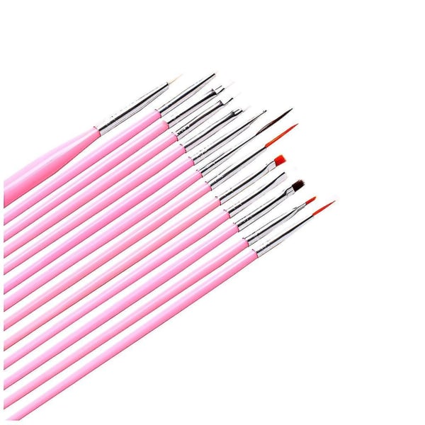 10 stk/sett Nail Gel Kit Nail Art Decoration Dotting Pen Manikyr Art Brushes Tool