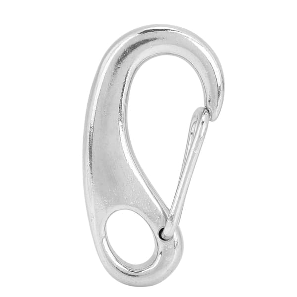 316 Rustfrit Stål Snap Hook Clip Bolt Kit Scuba Diving Tilbehør (50MM, Hvid)