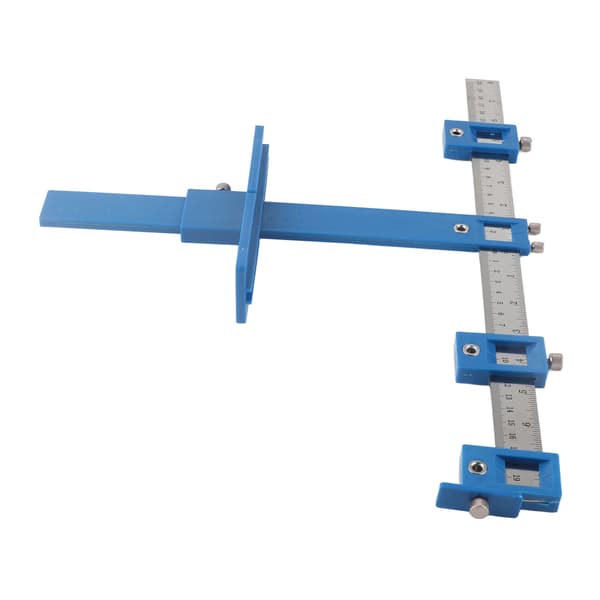 Cabinet Hardware Jig Portable Adjustable Drill Guide Punch Locator for Drawer Door Handle