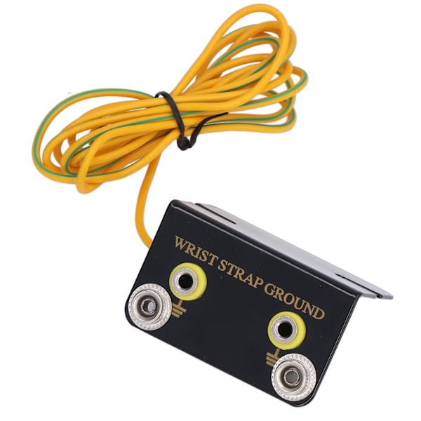 5 Pcs Wrist Strap Ground Socket ESD Grounding System L-Shaped, Non-Static