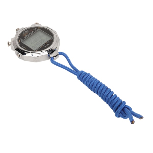 Multifunction Electronic Digital Sports Stopwatch Timer 3 Rows 200 Laps Large Screen with Date and Time Alarm Function 60mAh Battery