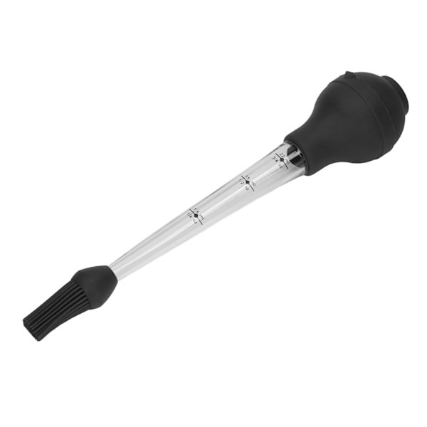 Kalkun Baster med Saucebørste Grill Olie Dryp Krydderier Værktøj Sauce Nål Sort
