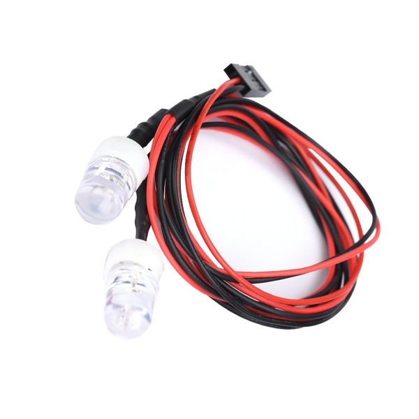 2st 20 mm etuvalaisimet RC-tarvikkeet LED-valot malli Drift Car Vehicle (20 # valkoinen valo)