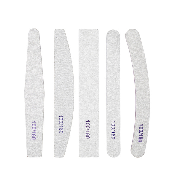 5 Pieces Double-Sided Sanding Buffering Nail Art Buffer Files Professional Manicure Tip Tool