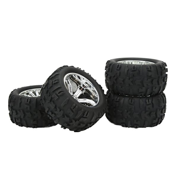 4 kpl RC-kumirenkaat Vahva iskunvaimennus Kestävä vaihto-kumirenkaat Traxxas Maxx Arrma Kraton 1/8 1/10 RC-autolle