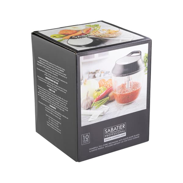 Mixer-hakker-pisker manuel Sabatier Svart black