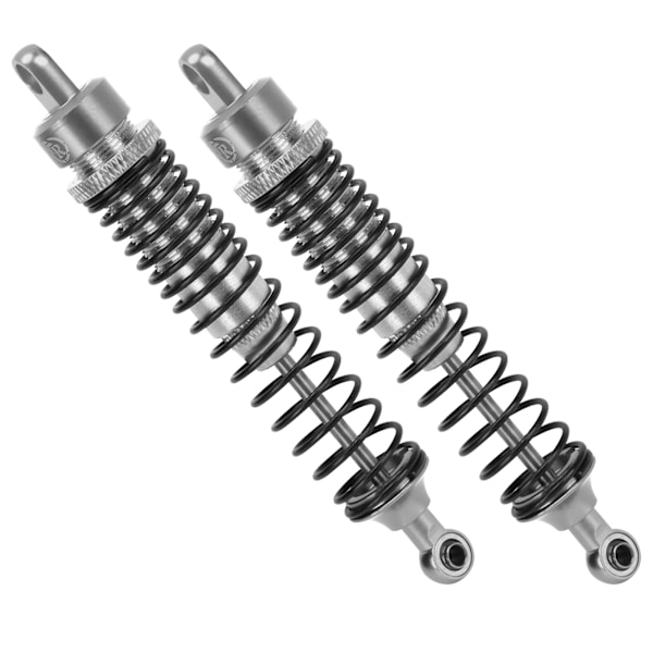 2st 108mm RC metallstötdämpare Set för HSP / RGT / Himoto / Redcat 1/10 RC CarSilver