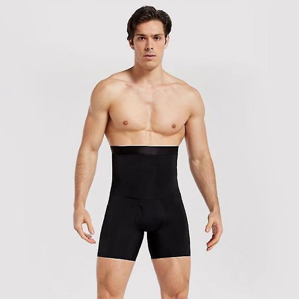 Hög midja Tummy Control Briefs XL Svart för män