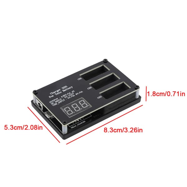 3 i 1 multibatteri intelligent oplader Ladningshub Husmor til DJI Tello Drone