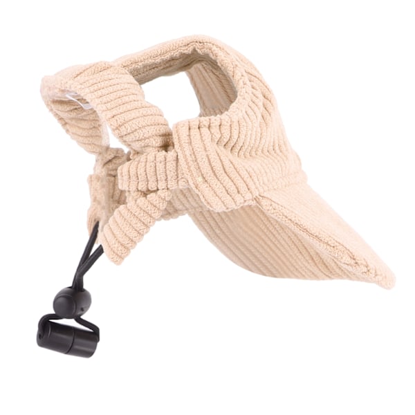 Kesähattu lemmikkieläimille Säädettävä Flanelli Casual Pet Hat Kevyt Tyylikäs Lemmikkihattu Koirien Kissoille Khaki S