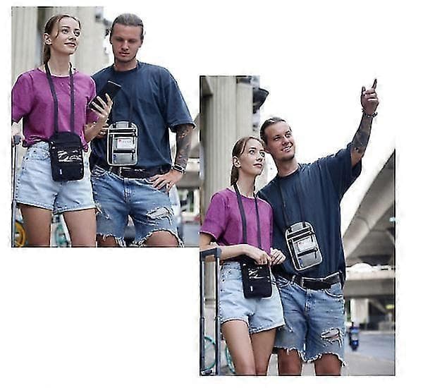 Reseplånbok för kvinnor och män, förvarar värdesaker Blue
