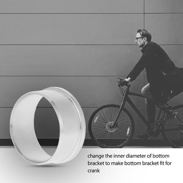 Bottenfästeadapter av aluminiumlegering för vevparti för cykelbottenfäste