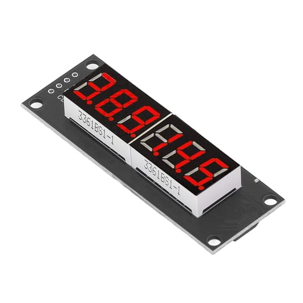 6-sifret rør LED-segmentdisplay TM1637 Driver Digital Optoelektronisk Modul Rød 0,36in