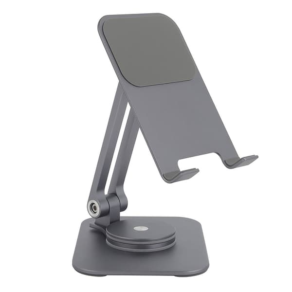 Universal telefonholder i aluminiumslegering Silvergrå silver
