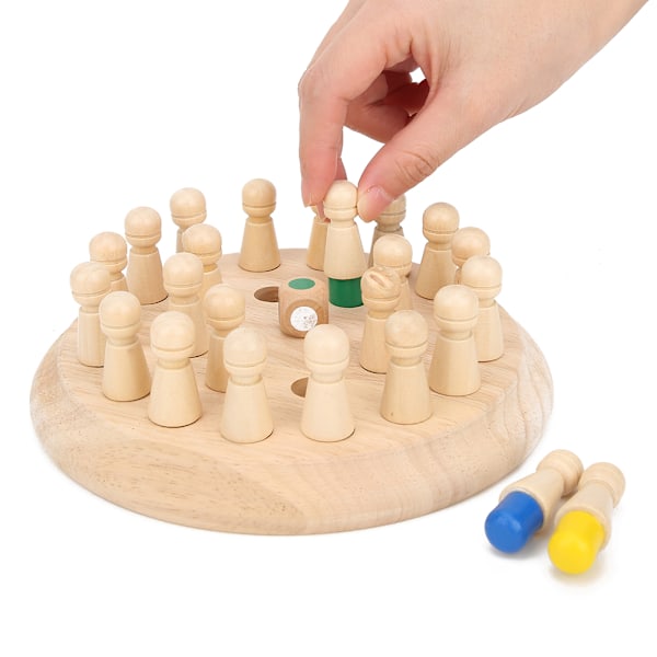 Træ Memory Match Spil Brætspil til Børn