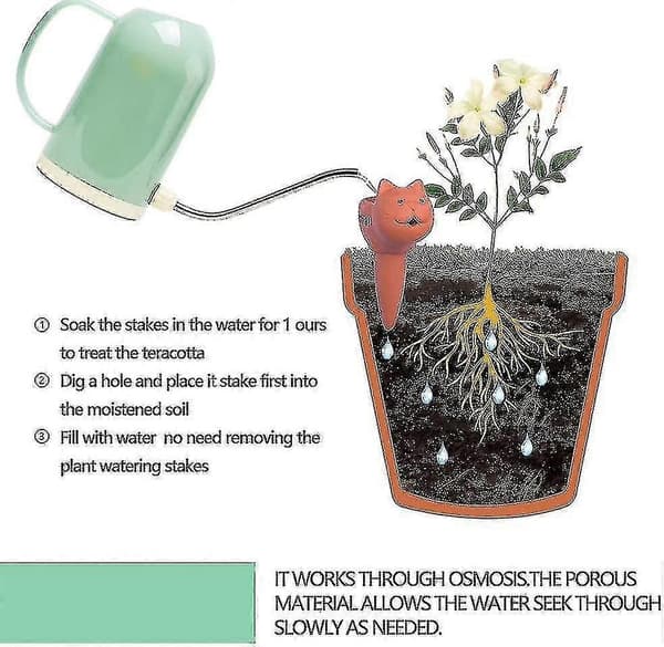 Vandingsspyd Kompatibel med planter, 2-pak