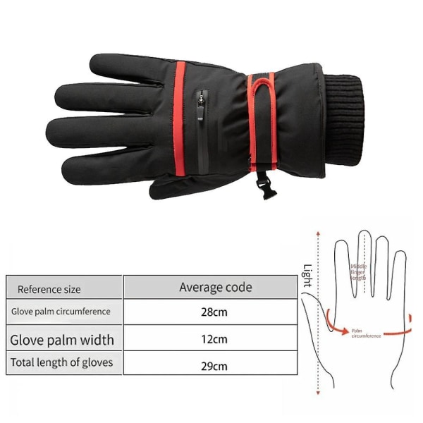 Waterproof Winter Gloves For Men & Women, Breathable Thermal Gloves, T