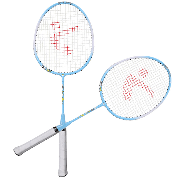 Ett par Aluminiumlegering Tecknad Barn Badmintonracket Utomhussport Fritid ToyBlue