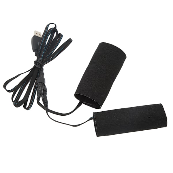 2st motorcykeluppvärmda greppkuddar krok- och öglefästning IP67 vattentät DC 5V USB-port Plug-in elektrisk värmedyna