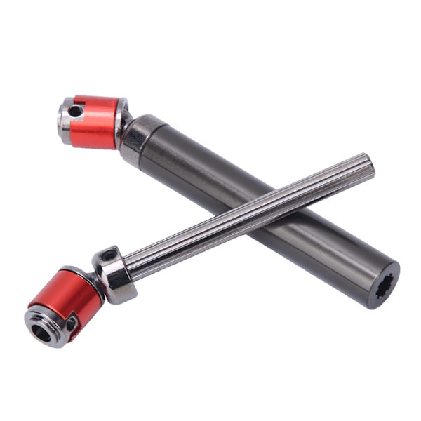 2 stk rustbeskyttet metalldrivaksel passer for Axial Scx/Phantom GMADE 4WD Series RC Crawler Car 110-150mm