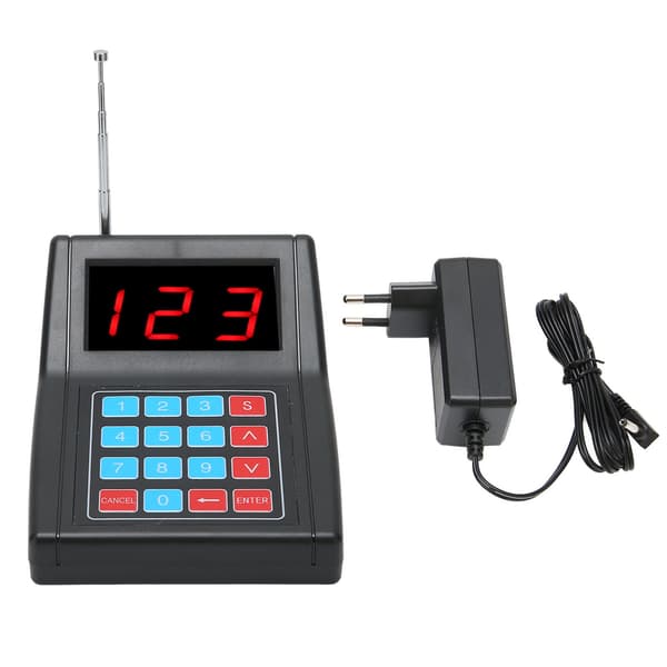 Pagersystem for SU‑668 SU‑669 SU‑680 SU‑668S SU‑669S Restaurant Pagersystem 999 Koder 1000m Arbeidsavstand 100‑240VEU Plugg