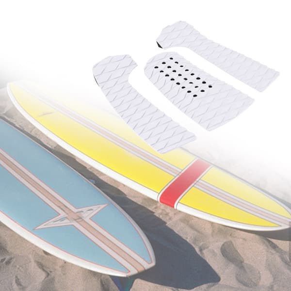 1 Set EVA Surf Surfbräda Halkskydd Pad Short Board Foot Pad (vit)