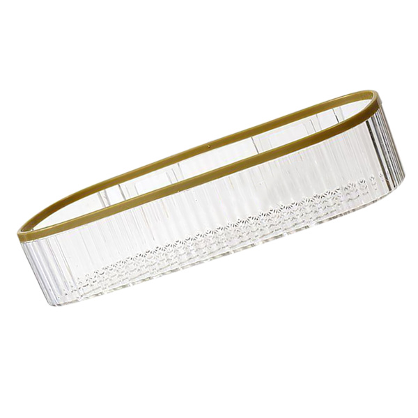 Plast Väggfäste Organizer Punch Free Transparent Vit självhäftande Klar Organizer för badrum Kök Vardagsrum