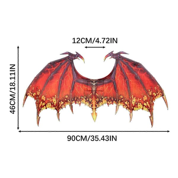 Halloween-kostymer Drakvingar-kostym - Bra A