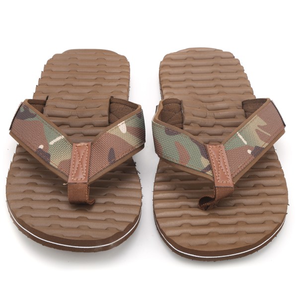 Sommar lättviktsflipflops Flerlagertofflor EVA Outdoors Jakttillbehör(45)