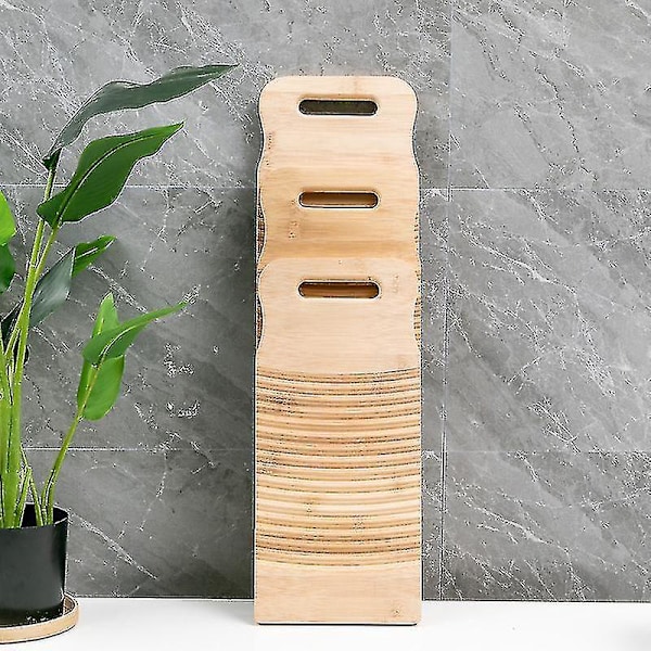 Bambus Håndvaskbræt til Tøjvask, 1 Stk, 39*18cm