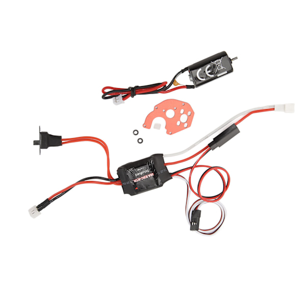 050 66T Børstet Motor 30A Børstet ESC Kit Høy Torsion PH2.0 Tilkobling for Axial Scx24 Fjernstyrt Bil