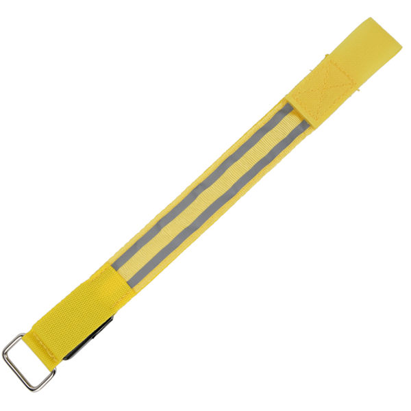 Reflekterende LED-lys Armbånd Sikkerhetsbelte med doble lysende striper USB-lading for utendørs nattløping