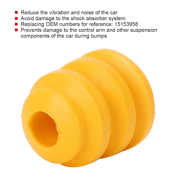 Fjädring stötfångare Styrarm Bump Stop 15153958 Passar till Chevrolet Avalanche/Express/Silverado