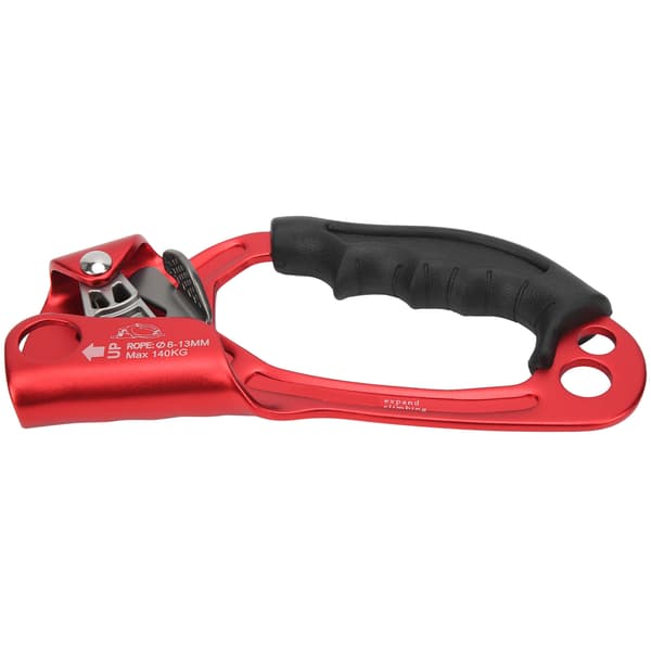Klatring Ascender Rock Rappelling Højre Riser Arborist Gear Rebklemme til Aloft Work Engineering CavingRed