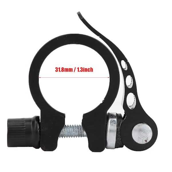 Snabbkoppling för landsvägscykelcykel i aluminiumlegering Sadelstolpe Sadelstolpsklämma (31,8 mm)