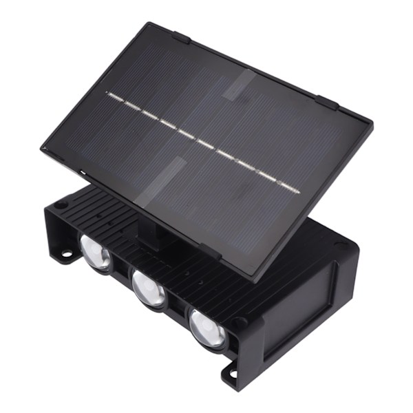Solcelledrevne udendørslamper Vandafvisende 6 LED-lamper Ambient udendørs væglampe til have terrasse gårdhave terrasse indendørs varmt lys