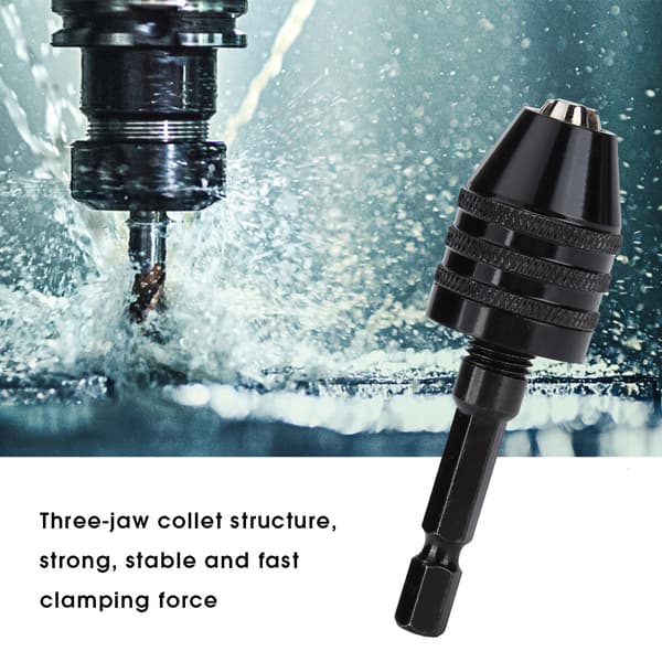 Snabbbyte sekskantskaft elektrisk skrutrekker borchuckadapter H01455